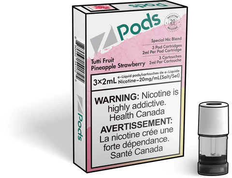Z Pods - Fruity Pineapple Strawberry | Vape Cloud Canada Smoke Arsenal