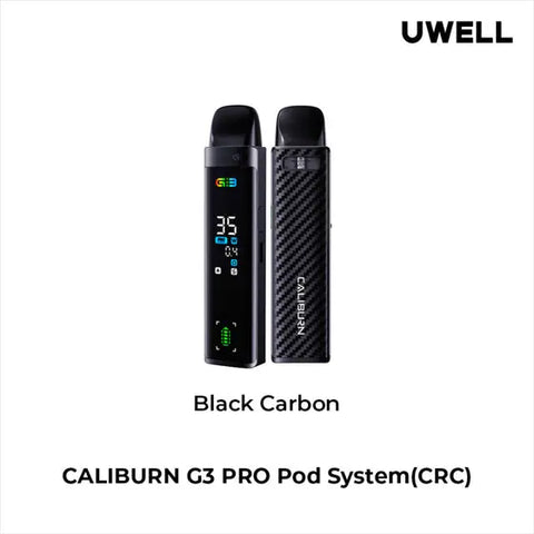 Uwell - Caliburn G3 Pro Kit | Vape Cloud Canada Pacific Smoke Black Carbon 42.99  Vape Cloud
