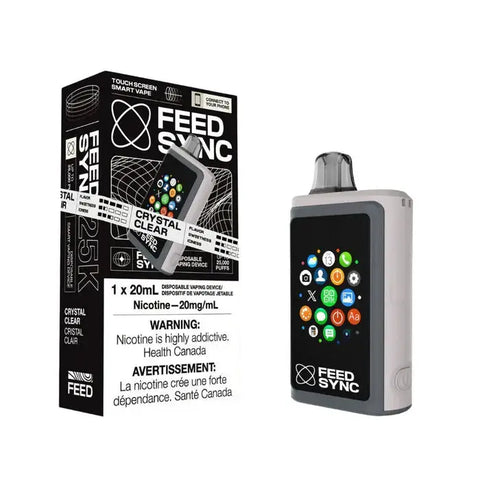 FEED - SYNC 25k - Crystal Clear | Vape Cloud Canada Smoke Arsenal