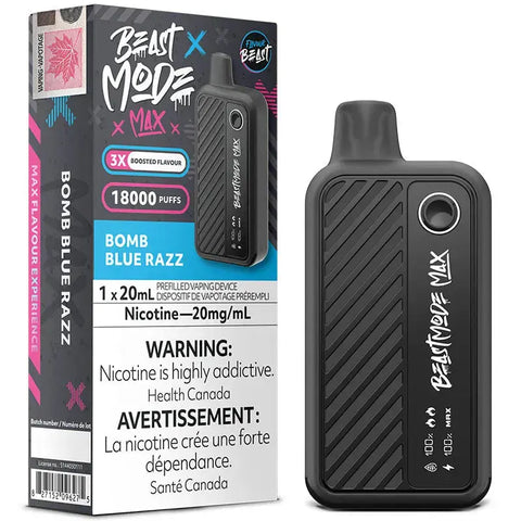Flavour Beast - Beast Mode Max 18k | Vape Cloud Canada Pacific Smoke 20mg-ON-Tax-Bomb-Blue-Razz 41.99 Vape Cloud