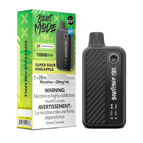 Flavour Beast - Beast Mode Max 18k | Vape Cloud Canada Pacific Smoke 20mg-ON-Tax-Super-Sour-Pineapple 41.99 Vape Cloud