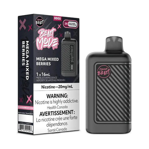 Flavour Beast - Beast Mode 8k | Vape Cloud Canada Pacific Smoke 20mg-ON-Tax-Mega-Mixed-Berries 37.99 Vape Cloud