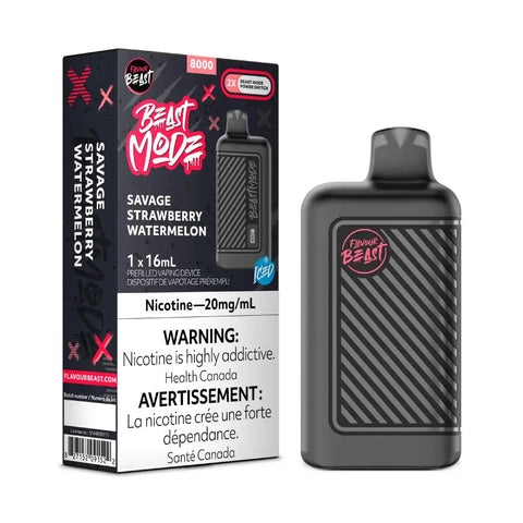 Flavour Beast - Beast Mode 8k | Vape Cloud Canada Pacific Smoke 20mg-ON-Tax-Savage-Strawberry-Watermelon 37.99 Vape Cloud