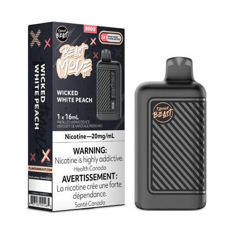 Flavour Beast - Beast Mode 8k | Vape Cloud Canada Pacific Smoke 20mg-ON-Tax-Wicked-White-Peach 37.99 Vape Cloud