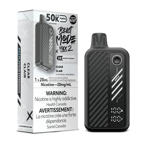 Flavour Beast - Beast Mode Max 2 50K | Vape Cloud Canada Pacific Smoke 20mg ON Tax / Clear 44.99 Vape Cloud