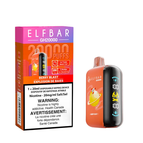 Elf Bar GH20K - Vape Cloud Canada Smoke Arsenal 20mg-ON-Tax-Berry-Blast 39.99 Vape Cloud