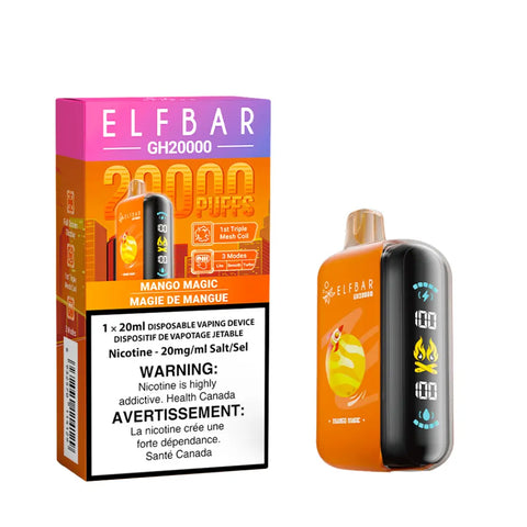 Elf Bar GH20K - Vape Cloud Canada Smoke Arsenal 20mg-ON-Tax-Mango-Magic 39.99 Vape Cloud