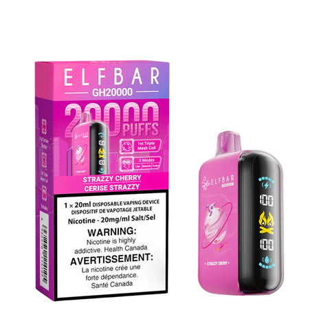 Elf Bar GH20K - Vape Cloud Canada Smoke Arsenal 20mg-ON-Tax-Strazzy-Cherry 39.99 Vape Cloud