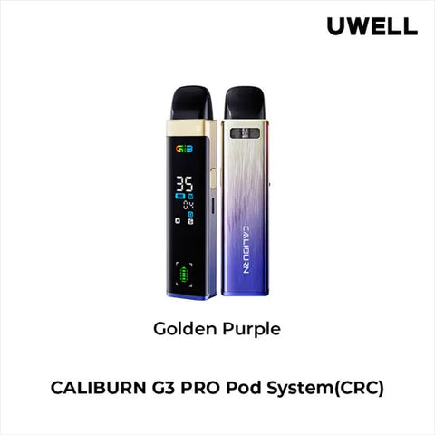 Uwell - Caliburn G3 Pro Kit | Vape Cloud Canada Pacific Smoke GOLDEN PURPLE 42.99  Vape Cloud