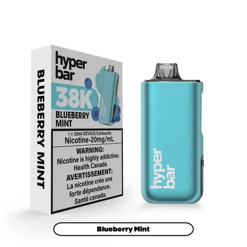 Hyperbar BE38000 - Blueberry Mint | Vape Cloud Canada Nimbus Distro Vape Cloud