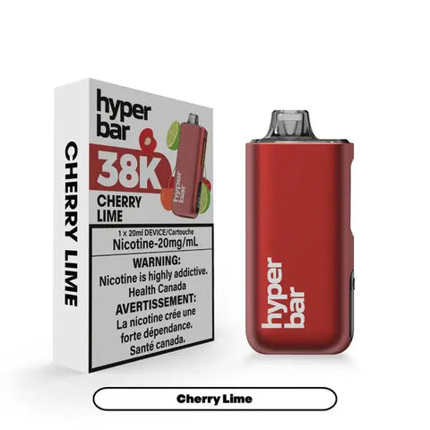 Hyperbar BE38000 - Cherry Lime | Vape Cloud Canada Nimbus Distro Vape Cloud