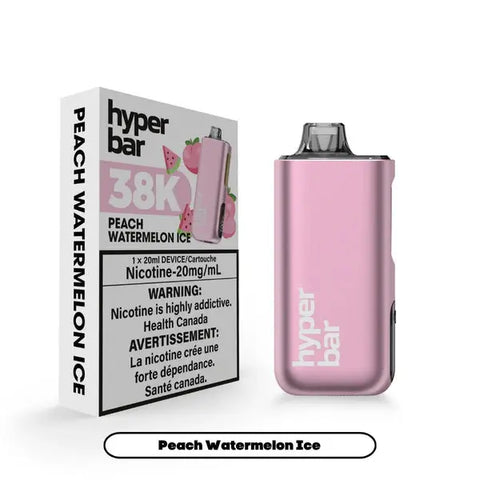Hyperbar BE38000 - Peach Watermelon Ice | Vape Cloud Canada Nimbus Distro Vape Cloud