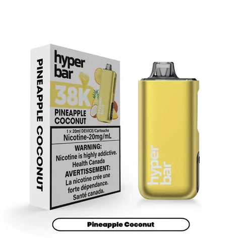 Hyperbar BE38000 - Pineapple Coconut | Vape Cloud Canada Nimbus Distro Vape Cloud