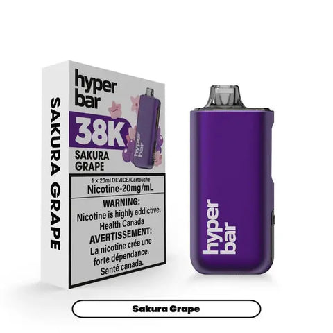 Hyperbar BE38000 - Sakura Grape | Vape Cloud Canada Nimbus Distro Vape Cloud