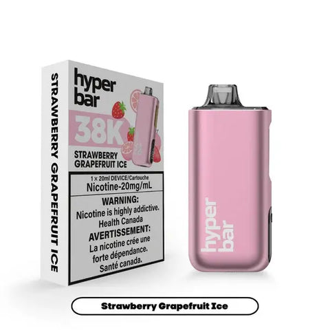 Hyperbar BE38000 - Strawberry Grapefruit Ice | Vape Cloud Canada Nimbus Distro Vape Cloud