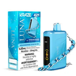 Kraze Luna Disposable | Vape Cloud Canada Pacific Smoke 20mg-ON-Tax-Aquamarine-Star-B-Ice 42.99 Vape Cloud