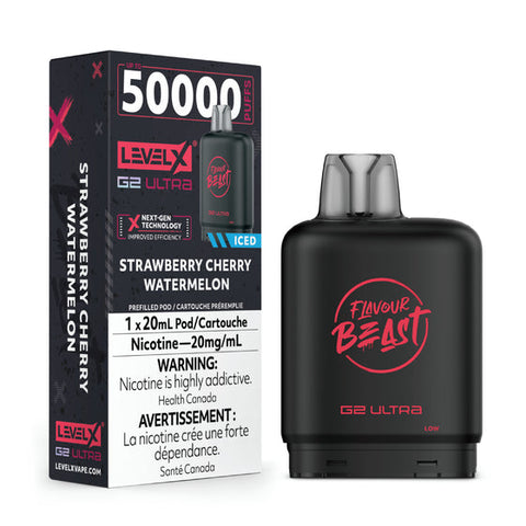 Level X G2 Ultra - Flavour Beast | Vape Cloud Canada Pacific Smoke 20mg ON Tax / Strawberry Cherry Watermelon Iced 34.99 Vape Cloud