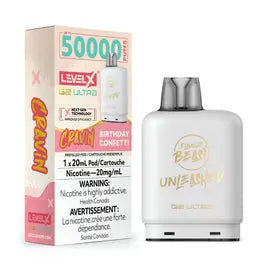 Level X G2 Ultra Flavour Beast Unleashed | Vape Cloud Canada Pacific Smoke Cravin-Birthday-Confetti 34.99Β Vape Cloud