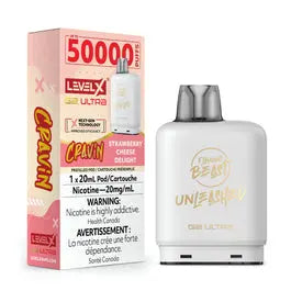 Level X G2 Ultra Flavour Beast Unleashed | Vape Cloud Canada Pacific Smoke Cravin-Strawberry-Cheese-Delight 34.99Β Vape Cloud