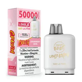 Level X G2 Ultra Flavour Beast Unleashed | Vape Cloud Canada Pacific Smoke Cravin-Strawberry-Swirl 34.99Β Vape Cloud