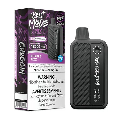 Flavour Beast - Beast Mode Max 18k | Vape Cloud Canada Pacific Smoke 20mg-ON-Tax-Chuggin-Purple-Fizz 41.99 Vape Cloud
