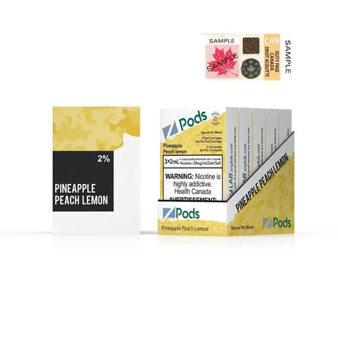 Z Pods - Pineapple Peach Lemon | Vape Cloud Canada Smoke Arsenal