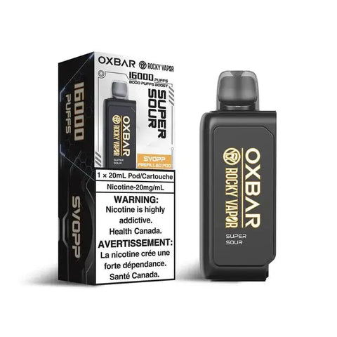 OxBar X Rocky Vapor - Svopp - Super Sour | Vape Cloud Canada Nimbus Distro
