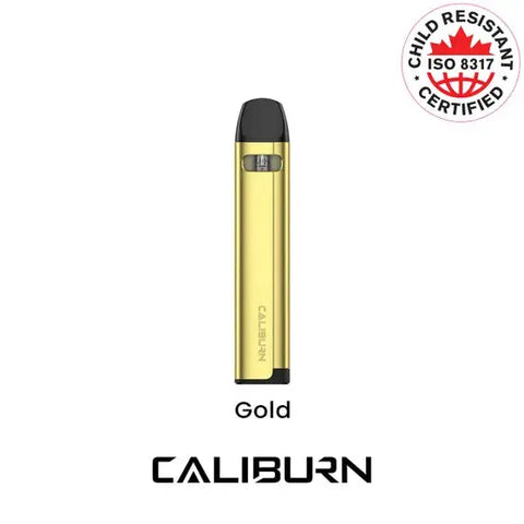 Uwell Caliburn A2S Pod Kit Pacific Smoke Gold 25.99 Vape Cloud