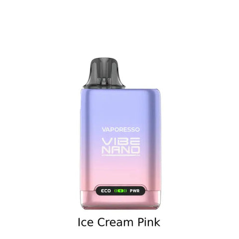 Vaporesso Vibe NANO Open Pod Kit Pacific Smoke Ice Cream Pink 17.75  Vape Cloud