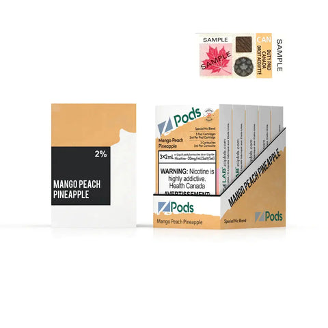 Z Pods - Mango Peach Pineapple | Vape Cloud Canada Smoke Arsenal