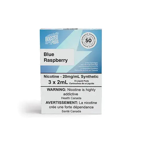 Boosted Pods - Blue Raspberry (STLTH Compatible Pods) | Vape Cloud Canada Get Clouds