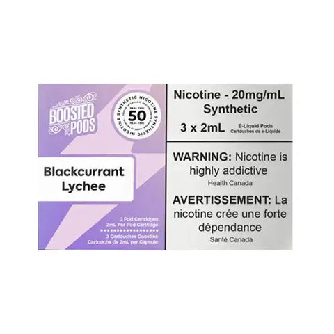 Boosted Pods - Blackcurrant Lychee (STLTH Compatible Pods) | Vape Cloud Canada Get Clouds