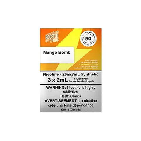 Boosted Pods - Mango Bomb (STLTH Compatible Pods) | Vape Cloud Canada Get Clouds