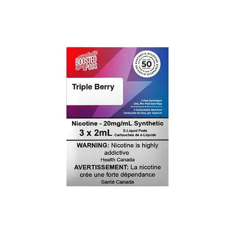 Boosted Pods - Triple Berry (STLTH Compatible Pods) | Vape Cloud Canada Get Clouds