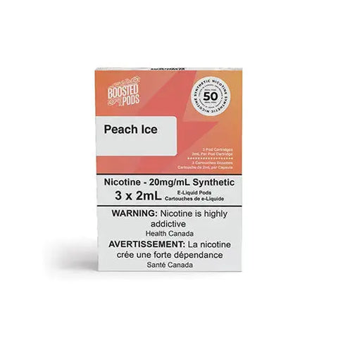 Boosted Pods - Peach Ice (STLTH Compatible Pods) | Vape Cloud Canada Get Clouds