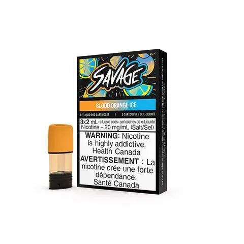 STLTH Pods - Savage - Blood Orange Ice | Vape Cloud Canada Valor
