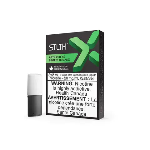 STLTH Pods X - Green Apple Ice | Vape Cloud Canada Valor