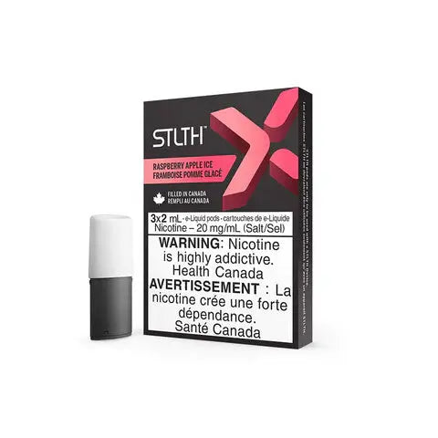 STLTH Pods X - Raspberry Apple Ice | Vape Cloud Canada Valor