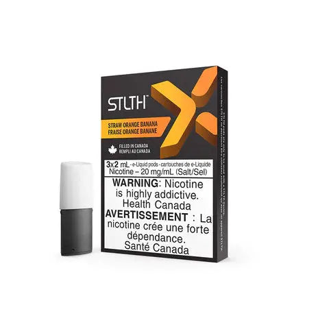 STLTH Pods X - Straw Orange Banana | Vape Cloud Canada Valor