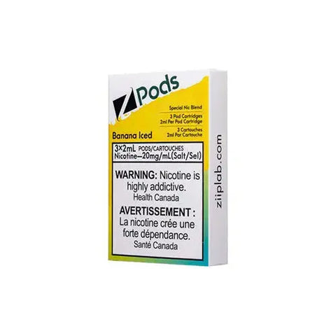 Z Pods - Banana Iced | Vape Cloud Canada Smoke Arsenal