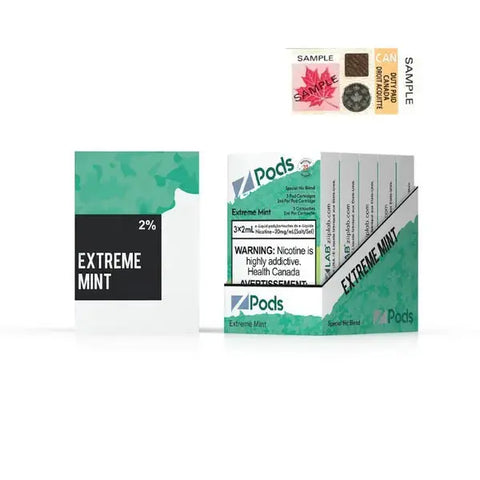 Z Pods - Extreme Mint | Vape Cloud Canada Smoke Arsenal