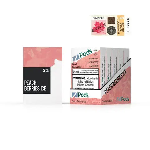 Z Pods - Peach Berries Ice | Vape Cloud Canada Smoke Arsenal