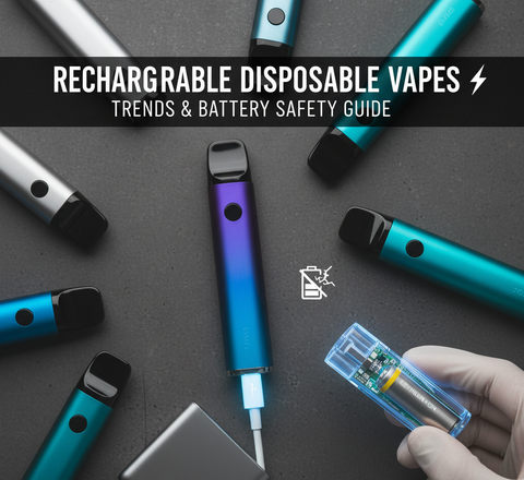 Vapes jetables rechargeables : Tendances et guide de scurit des batteries - Vape Vape Cloud Vapes jetables rechargeables : Tendances et guide de scurit des batteries - Vape Vape Cloud