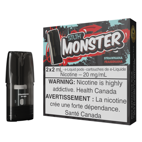 STLTH Pods - Monster - Strawnana | Vape Cloud Canada