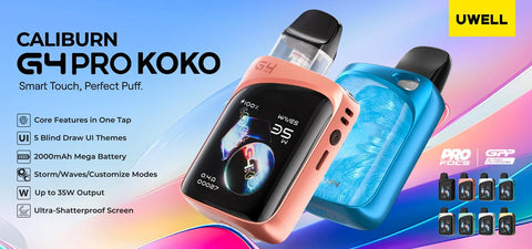 Uwell Caliburn G4 Pro KOKO Open Pod Pacific Smoke    Vape Cloud