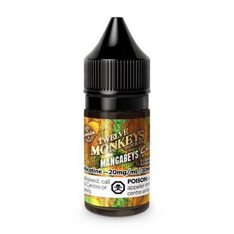 Twelve Monkeys Nic Salt - Mangabeys (30mL) | Vape Cloud Canada Pacific Smoke    Vape Cloud