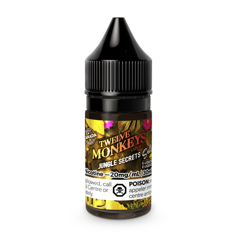Twelve Monkeys *ONLINE CLEARANCE SALES ONLY* Pacific Smoke 30mL / 20mg / Jungle Secrets 19.99  Vape Cloud