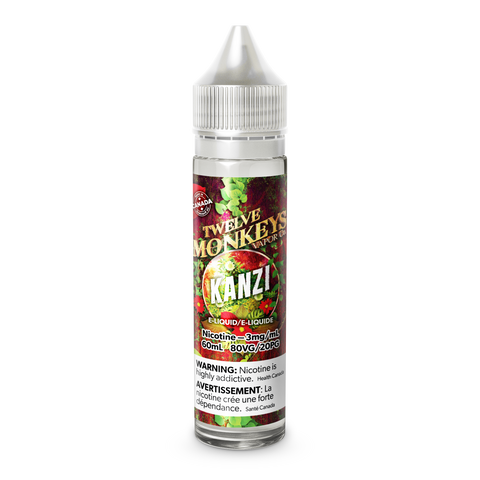Twelve Monkeys *ONLINE CLEARANCE SALES ONLY* Pacific Smoke 60mL / 6mg / Kanzi 19.99  Vape Cloud