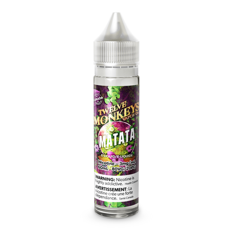Twelve Monkeys *ONLINE CLEARANCE SALES ONLY* Pacific Smoke 60mL / 3mg / Matata 19.99  Vape Cloud