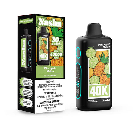Nasha 40K Disposable Vape | Vape Cloud Canada 1DISTRO Pineapple Melon 36.99  Vape Cloud